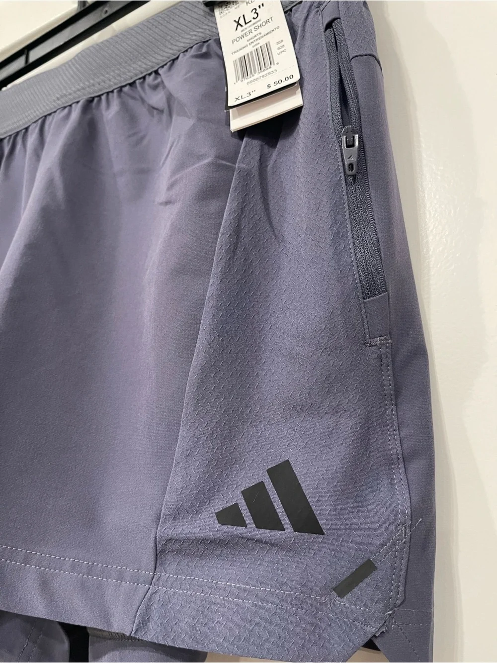 adidas Men's Slate Gray Athletic Shorts